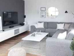 Grey White Living Room