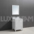 24&quot; Modern White Wooden Cabinet Bathroom Vanityluxdream regarding 24 Bathroom Vanity With Drawers