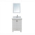 24&quot; Modern White Wooden Cabinet Bathroom Vanityluxdream throughout 24 Inch White Bathroom Vanity