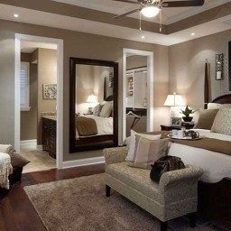 30+ Incredible Master Bedroom Ideas You Should Try in Brown Paint Colors For Living Rooms