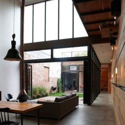 30+ Small Atrium Design For Small House | Atrium House in The Living Room Brooklyn