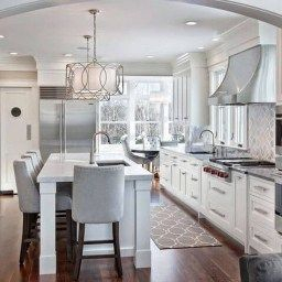 30 Trending Kitchen Island Ideas With Seating | Home Decor throughout Gray Kitchen Ideas