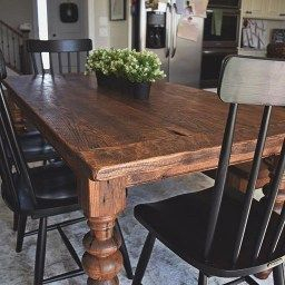 32 Inspiring Farmhouse Black Table Design Ideas To Manage for Kitchen And Dining Room Ideas