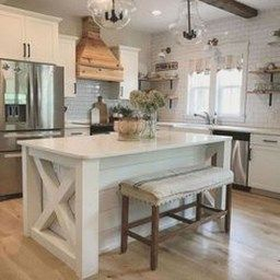 38 Stunning Kitchen Decoration Ideas With Rustic Farmhouse regarding Kitchen Island Ideas With Sink