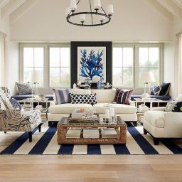70 Cool And Clean Coastal Living Room Decorating Ideas with regard to Beach Themed Living Room Ideas