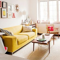 75 Beautiful Yellow Sofa For Living Room Decor Ideas regarding Beautiful Living Room Colors