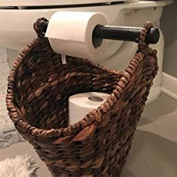 Amazon: Birdrock Home Seagrass Magazine And Bathroom throughout Towel Basket For Bathroom