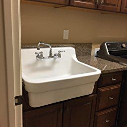 American Standard 9062.008.020 Country Kitchen Sink With 8 within Corner Kitchen Sink Ideas