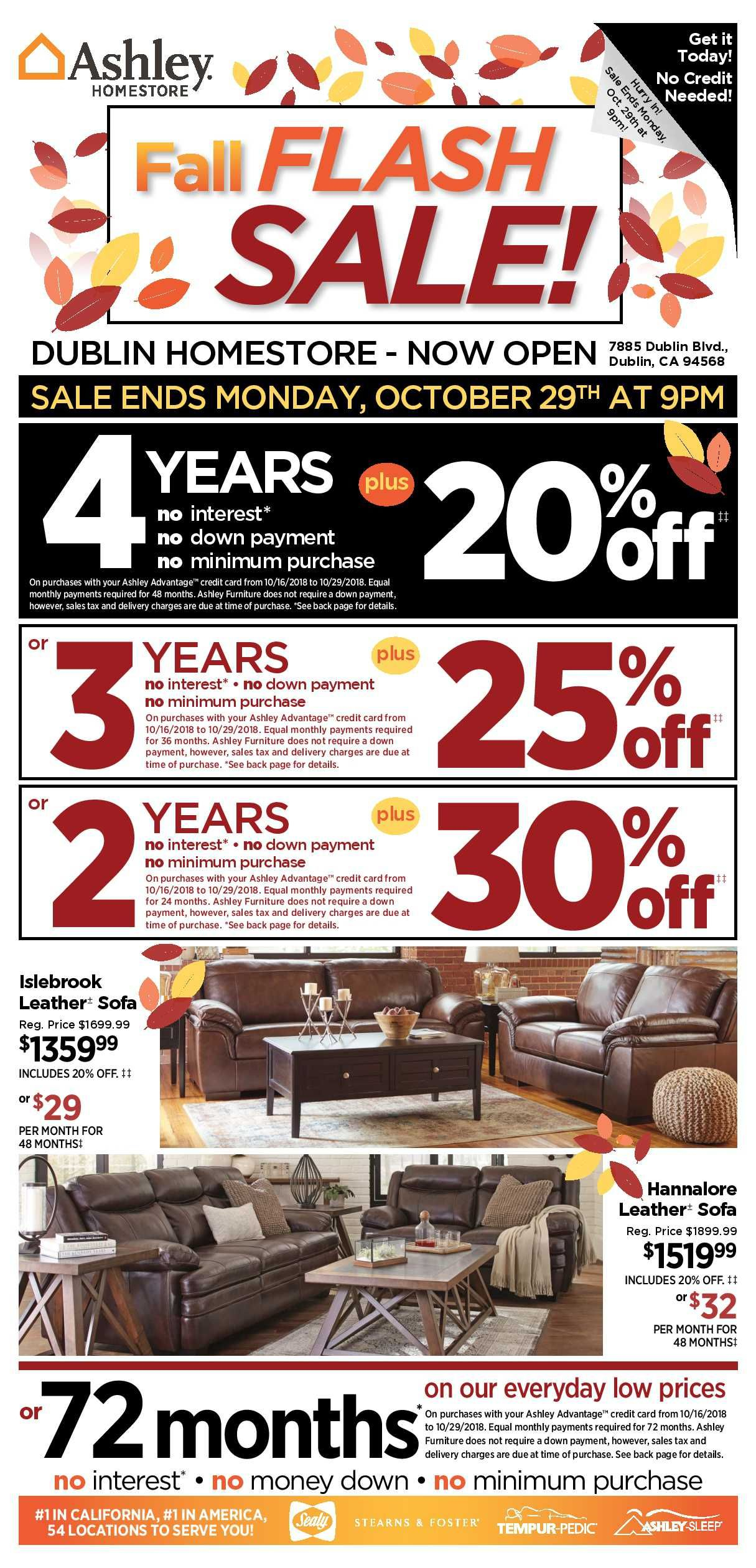 Ashley Furniture Weekly Deals Flyer January 15 - 21, 2019 in Ashley Furniture Sale Ad