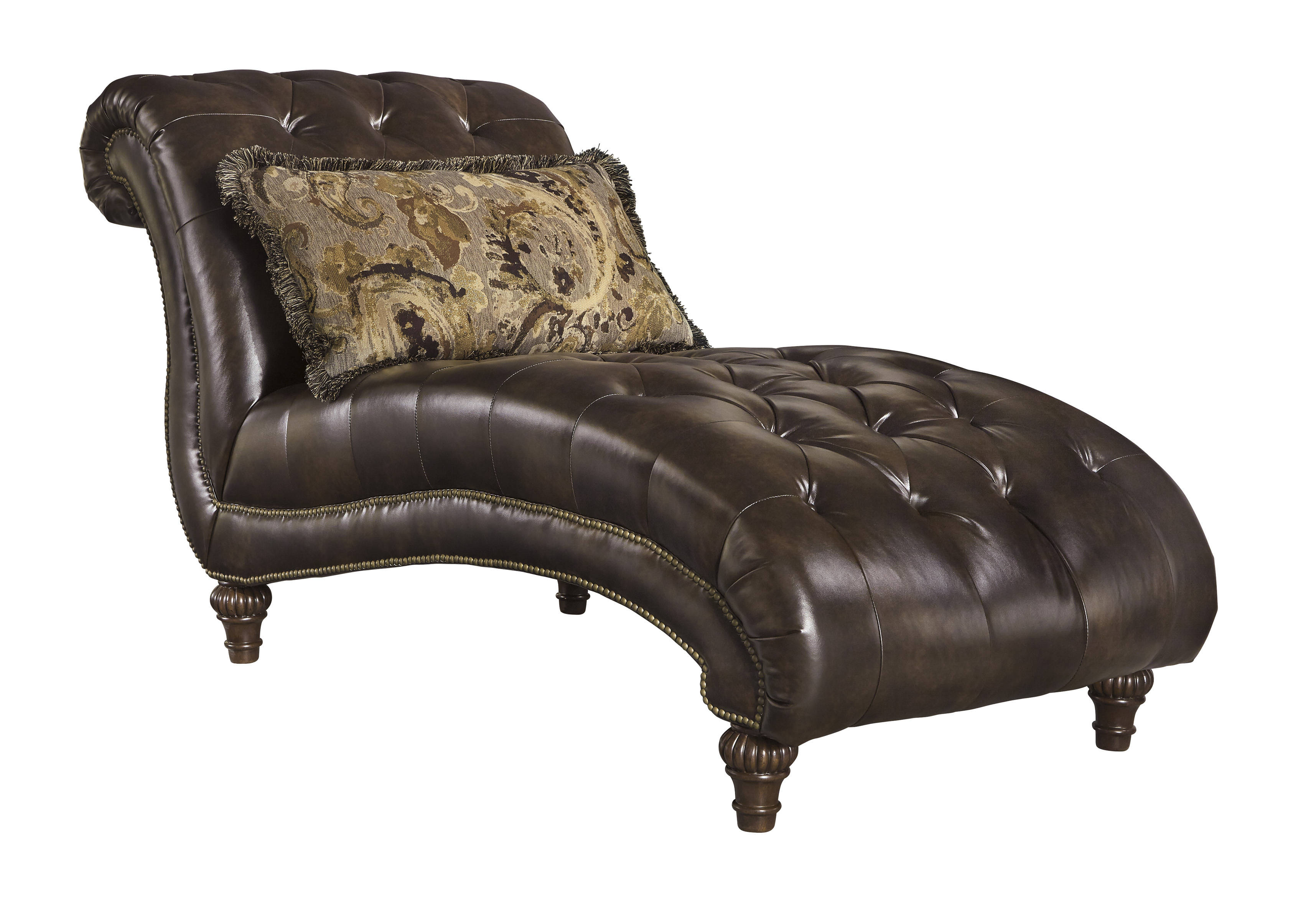 Ashley Furniture Winnsboro Durablend Chaise | The Classy Home intended for Ashley Furniture Lounge Chair