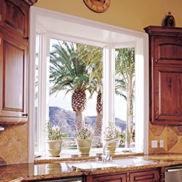 Custom Wood, Clad-Wood Bay 30 Degree Casement Windowjeld with Kitchen Bay Window Ideas