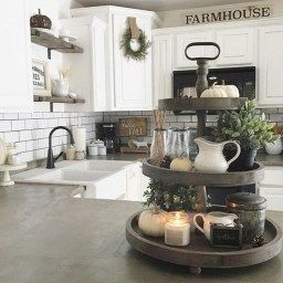 Cute Rustic Farmhouse Home Decoration Ideas 35 | Rustic in Cute Kitchen Ideas