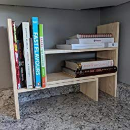 Desktop Shelves Bookshelf Desk Organizer Adjustable throughout Diy Kitchen Storage Ideas