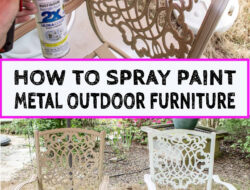 How To Paint Metal Furniture