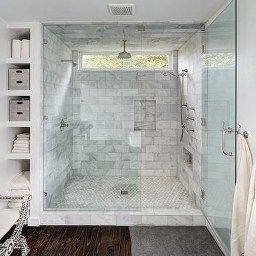 Master Bathroom Walk In Shower Ideas | Bathroom Remodel Cost with 18 Deep Bathroom Vanity