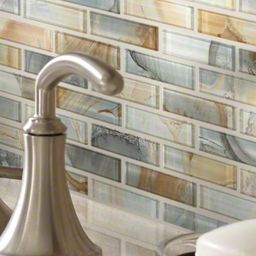 Mercury Glass Cs49P - Gilt Tile And Stone: Wall And Flooring with regard to Kitchen Backsplash Ideas 2016