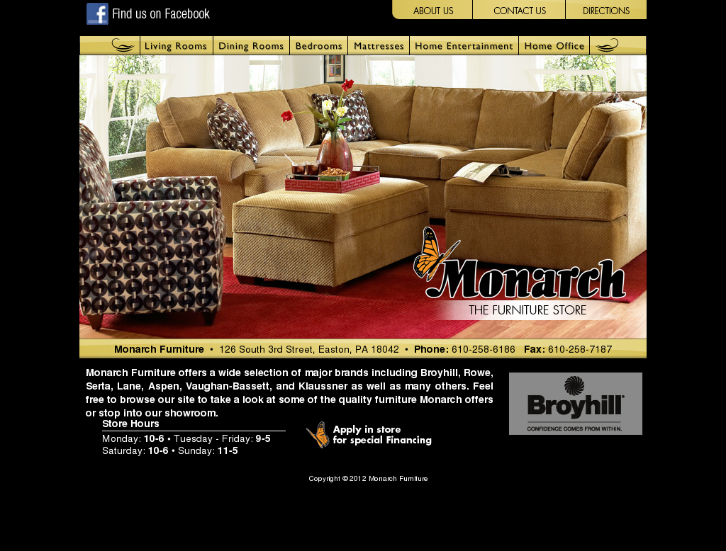Monarch Furniture Store Competitors, Revenue And Employees with regard to Monarch Furniture Easton Pa