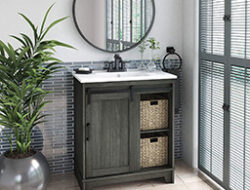 19 Inch Depth Bathroom Vanity