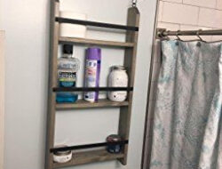 Bathroom Ladder Shelf Over Toilet