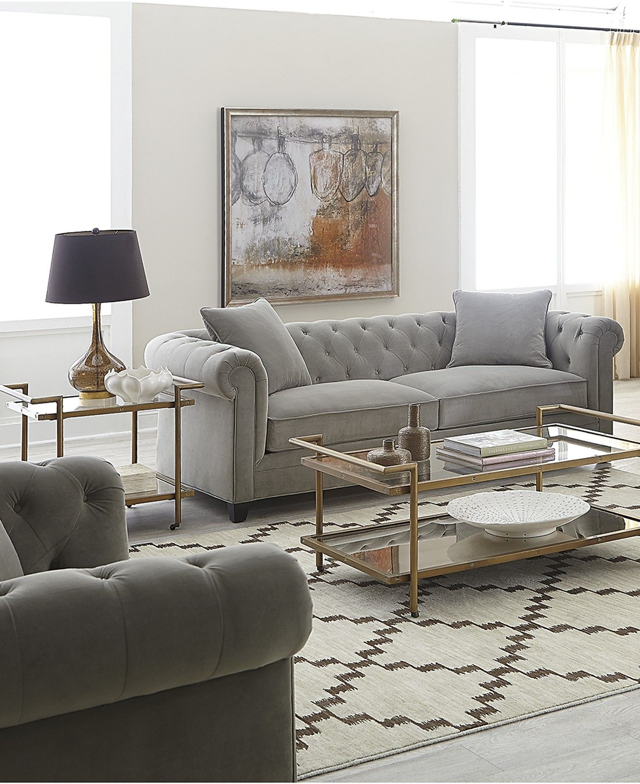 Saybridge Living Room Furniture Collection, Created For throughout Martha Stewart Furniture Collection