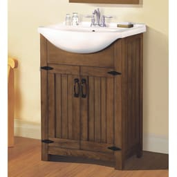 Single Sink Bathroom Vanities | Goedeker'S regarding 24 Inch Bathroom Vanity Combo