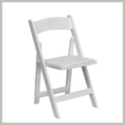 White Fancy Resin Chair Www.mtbeventrentals | Wood in Plastic Resin Outdoor Furniture