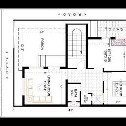 27X36 Ft Best And Latest 2 Bhk House Plan (With Images inside Living Room Design Floor Plan