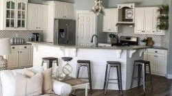 38 Totally Difference Farmhouse Kitchen Cabinets | Farmhouse inside Kitchen Design Dark Floors