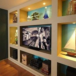 40+ Cozy Entertainment Centers Design Ideas You Must Try pertaining to Glass Cabinet Design For Living Room