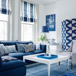 46 Affordable Blue And White Home Decor Ideas Best For intended for Living Room Design Ideas Blue