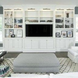 46 Amazing Bookshelves Decorating Ideas For Living Room with Cabinet Design For Small Living Room