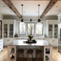 80 Gorgeous Farmhouse Gray Kitchen Cabinet Design Ideas pertaining to Gourmet Kitchen Design Ideas