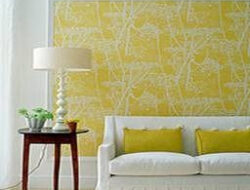 Yellow Wall Living Room Design