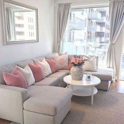 Elegant Living Room Decorating Ideas On A Budget 21 | Beige with regard to Pink Living Room Design Ideas