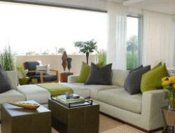 Living Room Transitional Interior Design