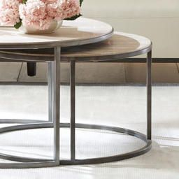 Modern Basics Rnd Cktl Table - Art Van Furniture (With within Glass Oval Coffee Table Contemporary Modern Design Living Room Furniture