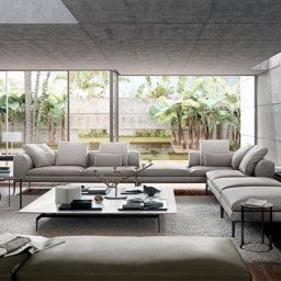 Modern Classic Villa Interior Design - Riyadh, Saudi Arabia for How To Design L Shaped Living Room
