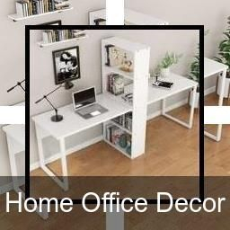 Office Interior Ideas | Motivational Office Decor | Den throughout Desk Living Room Design Ideas