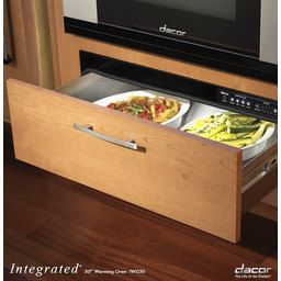 Renaissance 30&quot;/27&quot;/24&quot; Integrated Warming Drawers, Overlay in Walker Kitchen Design