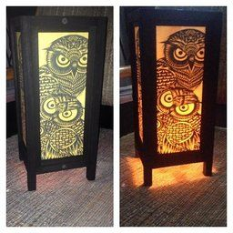 Thai Vintage Handmade Asian Oriental Handcraft Night Owl pertaining to Asian Design Furniture