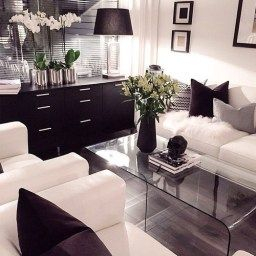 100+ Cozy Living Room Ideas For Small Apartment | Living for Black And White Interior Design Living Room