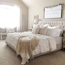 35 Beauty And Comfy Farmhouse Bedroom Design Ideas in Farmhouse Bedroom Design Ideas