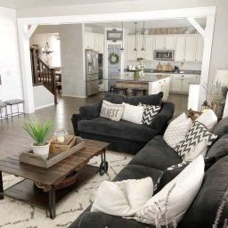 35 Incredible Rustic Farmhouse Living Room Design Ideas inside Modern Rustic Living Room Design