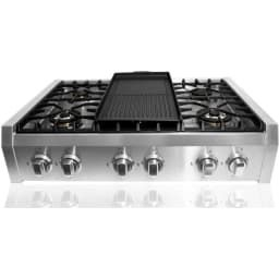 36&quot; Slide-In Gas Cooktop With 6 Burners | Gas Cooktop, Gas for Wok Kitchen Design