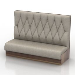 3D Model Sofa | Category: Chairs, Tables, Sofas | Restoran intended for Bd Furniture Design