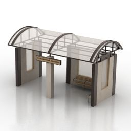 3D Street Stuff | Stopbus N260913 - 3D Model (*.Gsm+*.3Ds with regard to Street Design Furniture