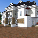 4 Bedroom Bungalow | 3D Cad Model Library | Grabcad pertaining to Four Bedroom Bungalow Design