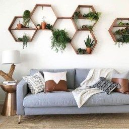 46 Amazing Living Room Wall Decor Ideas | Bohemian Style for Living Room Wall Decor Design
