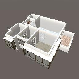 4D Floor Plan throughout House Design Plan 2 Bedroom