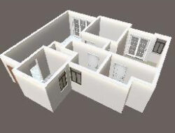 2 Bedroom Floor Plan Design